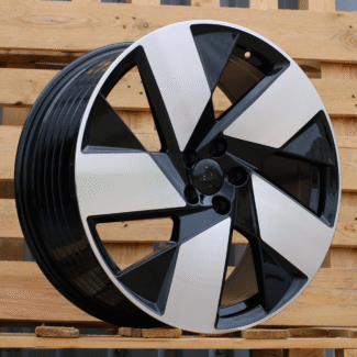 R20x8 5X108 ET 50.5 63.4 SR402 Black Polished (MB) For VOLVO (Z5) (HYBRID FORGED (C40/EC40/XC40/EX40) Front+Rear)