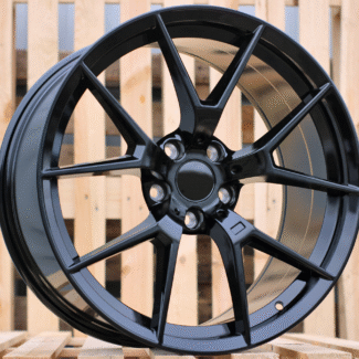 R19x8.5 5X112 ET 26 66.6 HE761 Black (BL) For BMW (P1) (REAR+FRONT)