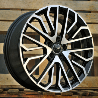 R18x8 5X112 ET 40 66.5 3S1261 (HA0039) Black Polished (MB) For AUD (P1) (HYBRID FORGED)