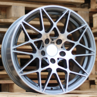 R18x8.5 5X120 ET 35 72.6 B5167 Grey Polished+Powder Coating (MGPC) For BMW