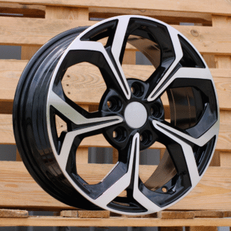 R16x6.5 5X114.3 ET 50 67.1 FE175 (YF5694) Black Polished (MB) For KIA (P2+Z6) (HYBRID FORGED)