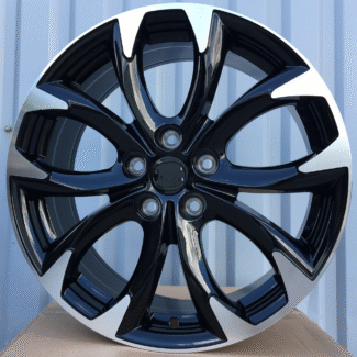 R18x7.5 5X114.3 ET 50 67.1 L1470 (1470187507M) Black Polished (MB) For MAZDA (Z6)