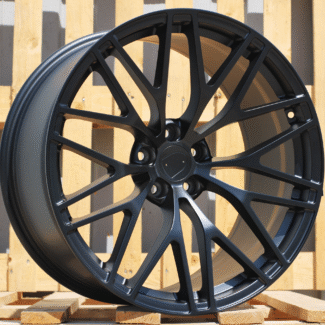 R21x10 5X112 ET 18 66.5 XFRGW5697 Black Matt (BM) For PORCH (K3) (FORGED (Rear+Front)