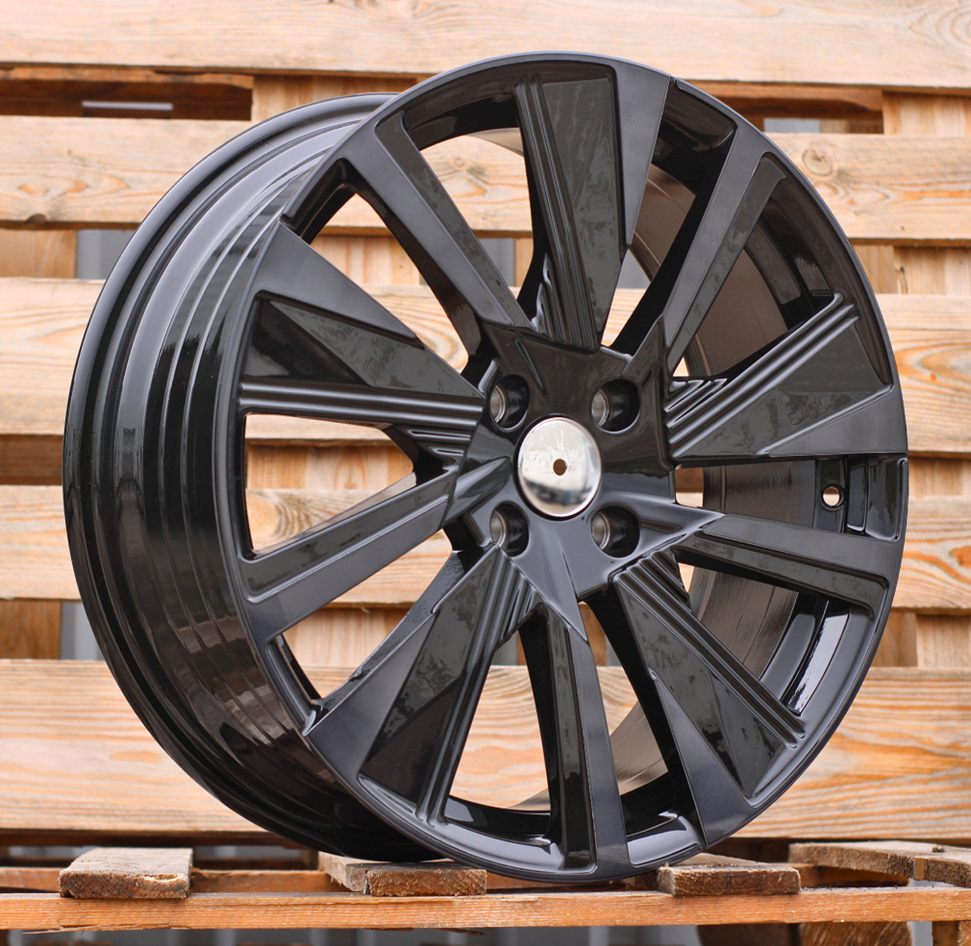 R18x7 4X108 ET 35 65.1 YF1152 Black+Tinted Face (BLTF) For PEUG (K7) (HYBRID FORGED)