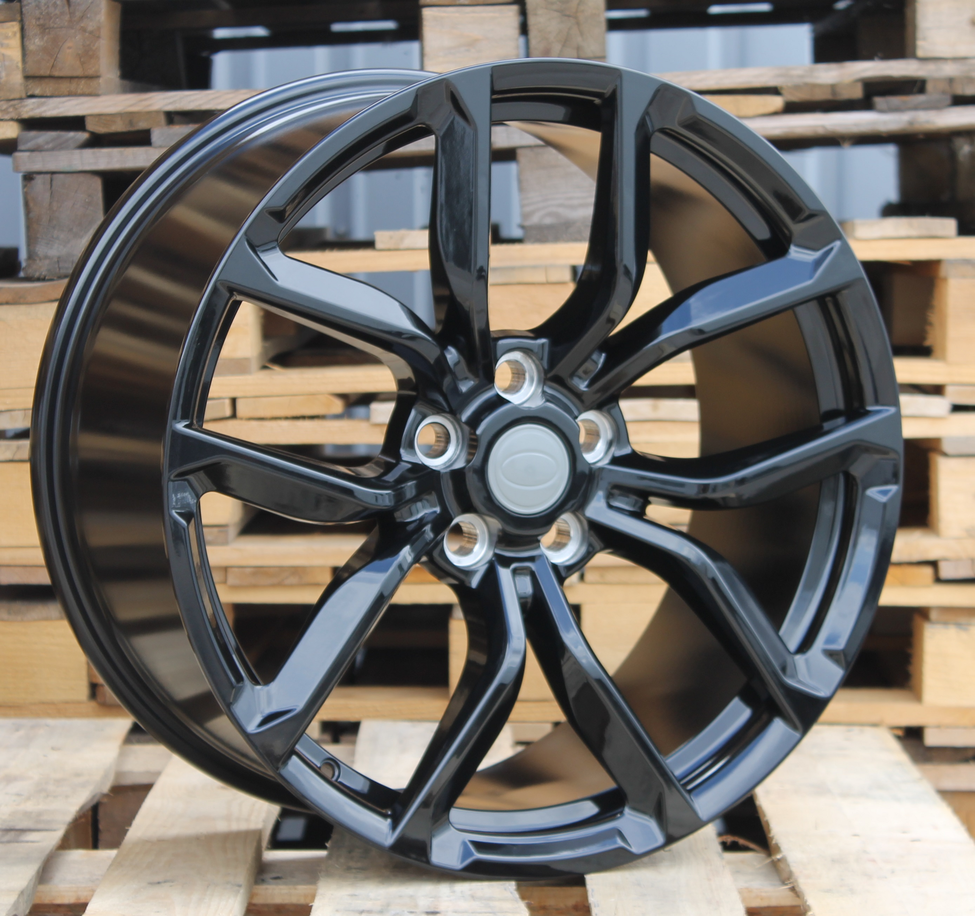 R22x9.5 5X108 ET 42 63.4 XE328 (FBX206) Black Half Matt (BLHM) For LAND (P2) (HYBRID FORGED)