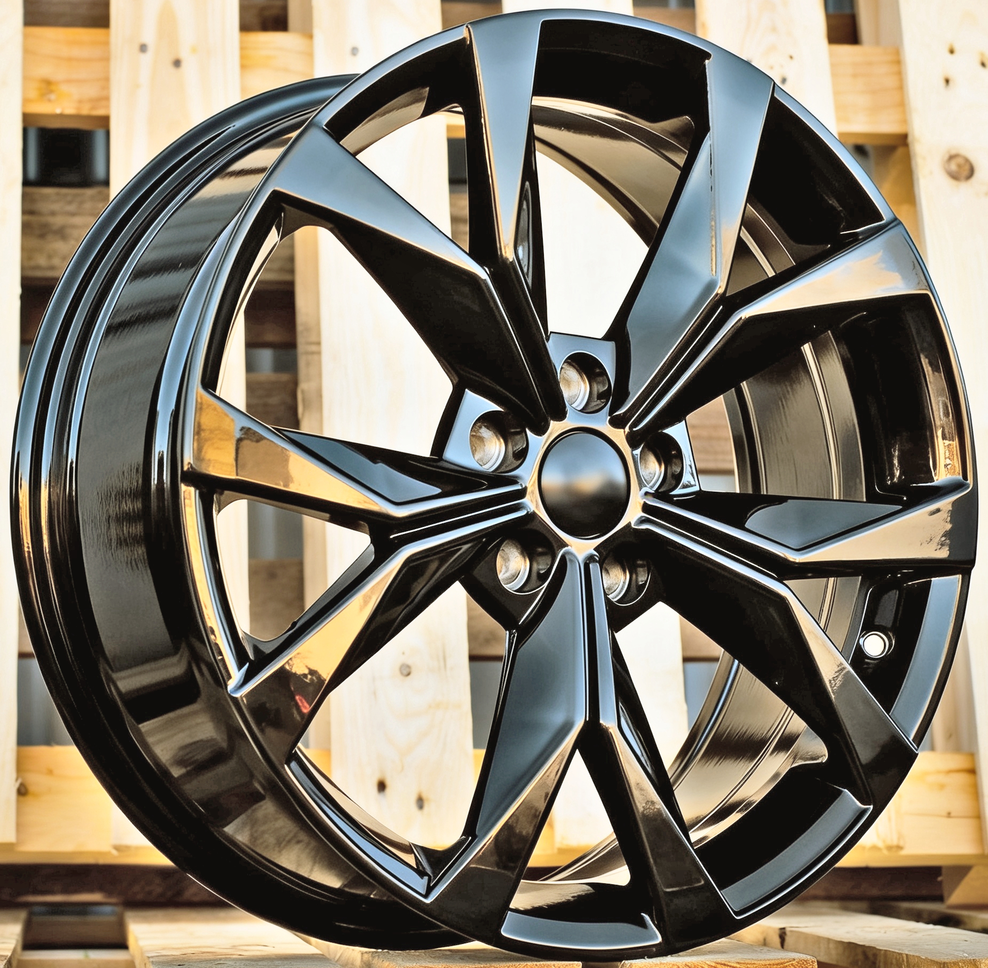 R18x7.5 5X108 ET 45 67.1 I5627 Black (BL) Fits for RACIN